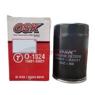 Osaka (OSK) O-1624 Oil Filter (15601-33021) - Toyota Corolla KE20 / KE30 / KE70
