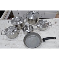 [MADE IN GERMANY] FISSLER PURE COLLECTION 6 POT SET Piece