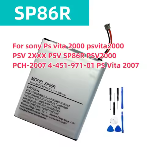 Replacement Battery SP86R 2500mAh For sony Ps vita 2000 psvita2000 PSV 2XXX PSV SP86R PSV2000 PCH-20