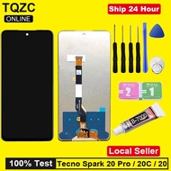 TQZC Original LCD For Tecno Spark 20 Pro / 20C / 20 LCD Display Touch Screen Digitizer Assembly Repl