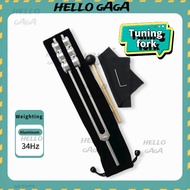 Low Frequency Tuning Fork34hz Aluminum Alloy Tuning Fork Low Frequency34Hz Wheeled Tuning Fork with 