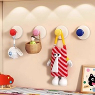 Reusable Suction Cup Hooks for Entryway, Strong Load-Bearing, No Drilling Required, Dopamine-Inducin