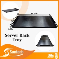 Server Rack Tray Network Cabinet Universal Installation Tray Server Shelf Partition Accessories/Serv