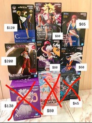 [清貨] 6盒 海賊王 One Piece 一番賞 + 景品Figure - 路飛A賞 / 紅髮Last賞 / 山治C賞