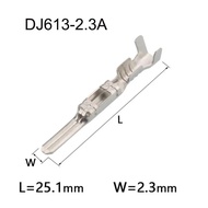 2000PCS DJ613-2.3A Penyambung terminal pin loyang soket kabel terminal abah-abah kalis air