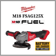 Milwaukee M18 FSAG125X brushless ANGLE GRINDER WITH SLIDE SWITCH 125 MM (Tool Only)