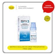 MATRIX 3 OCULAR EYE DROP PRESERVATIVE FREE 10ML