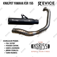 Yamaha XSR 155 full system exhaust - custom XSR 155 undercarriage exhaust