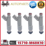 3/4pcs Fuel Injectors 15710-M68K10 for Suzuki A-Star Alto K10 Ertiga Ritz Splash Stingray Swift Swif