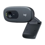 Logitech C270 HD Webcam with noise-reducing mics for video calls - EBL