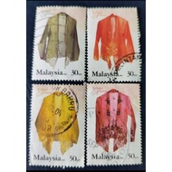 Setem/stamps Kebaya Nyonya 2002 (Full Set 4V)