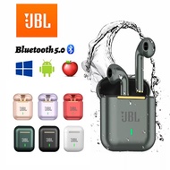 ♥ SFREE Shipping ♥ JBL J18 Bluetooth 5.0 Earbuds In Ear Headphones With Mic Waterproof Sport Earphones TWS True Wireless Gaming Earphone HIFI Stereo Headphones