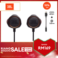 JBL Quantum 50C Wired In-Ear Gaming Headset With USB-C Adapter