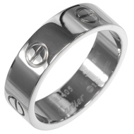 【日本直送】卡地亞 戒指 સ-CLASSIC 戒指 17 號 指輪 18K 白 K 金 約 8.67g CARTIER【二手】A 級