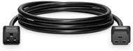 tecmac 10ft (3m) IEC320 C20 to IEC320 C19 12AWG 250V/20A Power Extension Cord, Black