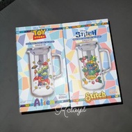 7-11 迪士尼 史迪仔 Stitch 三眼仔 Alien 彩繪 玻璃碗 玻璃水杯 玻璃杯 玻璃碟 鏡子 卡片套 八達通套 餐具 匙羹 叉 彩繪玻璃壺連茶隔 茶壺 茶具 水壺 玻璃壺 Umbrella
