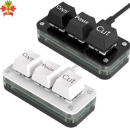 Customizable 3 Key Macropad Mini Gaming Keyboard for Programming