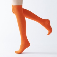 ถุงเท้าโยคะยาวเหนือเข่าผู้หญิงไม่ลื่นกีฬาฟุตบอลถุงเท้ายาวลายทาง