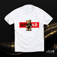 BEAR T-shirt - T123 - HoCha89 Thick, Smooth, Stretchy Fabric 4c High Quality Chain Link Collar (Real