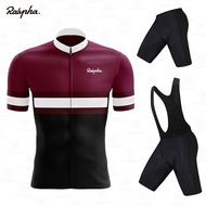 Ralvpha Cycling Jersey Set 2021 Clothing Team Jersey Kit Men Short Sleeve  MTB Clothes Bike Uniforme Ropa Ciclismo Hombr