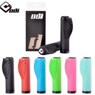 ODI Grips Ergonomic Bicycle Handlebar Grips MTB Handle Bar Grip with Ring Silicone Anti-slip Bike Hand Cover for Brompton BMX Folding Bicycle