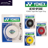 Yonex Racket Grip AC 102-5P YONEX Grip / AC 102 - 5P case JP CODE / YONEX Tennis Badminton Grip Tape