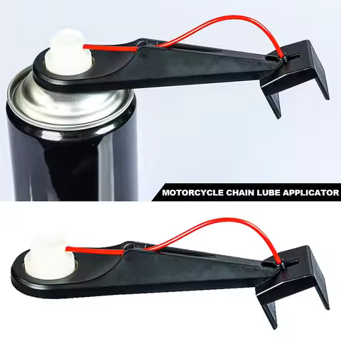 Motorcycle Chain Lube Applicator Mess-Free Chain Wax Chain Cleaner Attachment Motorcycle Chain Oiler