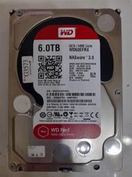 報帳用 故障硬碟 WD 紅標 6TB 桌上型 SATA3 硬碟/內詳