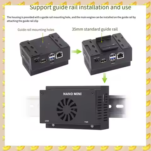 For JETSON NANO MINI Case Development Kit Supports Access To Wifi Or 4G Module For Jetson Nano MINI 
