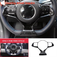 For BYD ATTO 3 Atto3 EV 2022 2023 2024 Car Steering Wheel Decorative Frame Sticker Sequins Cover Aut