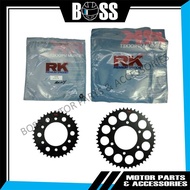 [RK] 415 TAMASHI BLACK YAMAHA Y16 Y15 FZ150 Rear Sprocket Spoket Belakang (37T-48T)