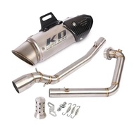 ☑51MM Muffler Header Pipe Motorcycle Exhaust System Connect Tube For Suzuki GSX-S150R 125R Stain ♝i