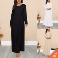 0498 MARCIA Inner Jubah Abaya / Long Inner / Kaftan / Muslimah Long Inner Dress Super Soft & Cooling