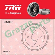 (1 pc) TRW Brake Drum Rear DB7067 for Toyota Avanza F601 F602 F651 F652