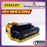 (100% ORIGINAL) STANLEY 18V 2.0AH BATTERY SCB20D [ N522696 STANLEY ] STANLEY 18V BATTERY / STANLEY B