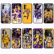 Soft black phone case for Xiaomi poco F3 GT K40 Pro FG12 LeBron James casing Anti fall protective co