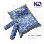 Set tilam kekabu ekonomi - 100% kekabu.  Sarung tilam &amp; bantal blh di basuh