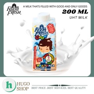 Farm Fresh UHT Milk 200ml [1ctn x 24packs] segar farm fresh | kids milk full cream mix berries strawberry cafe latte
