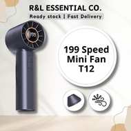 【 199 Speed 】New Rechargeable Mini Small Fan 199-Wind-Speeds Handheld Super-Mute High Wind Power Des