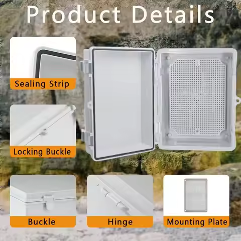 Outdoor Waterproof Case Enclosure Plastic Box Electronic Project Case Waterproof Junction Box for El