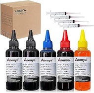 500ml Refill Ink 5 x 100ml Compatible with HP 901XL 301XL 302XL 303XL 304XL 305XL 307XL 301 302 303 