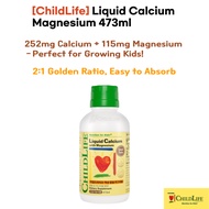 [ChildLife] Liquid Calcium Magnesium 473ml | High Absorption Citrate | Tasty Orange | 473ml