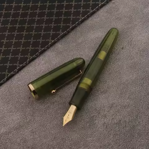 JinHao 9019 Fountain Pen White Spin Pen 40MM heartbeat Nib Business Office School Supplies Writing I