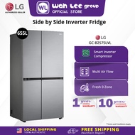LG 655L Net GC-B257SQVL / GC-B257SLVL / GC-B257JQYL Side-by-Side Refrigerator with Smart Inverter Do