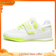 Unisex Fitness Shoes Hard Pulling Squat Training Shoes Professional Hook and Loop Weightlifting Shoe