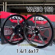 EKS Sport Rim VARIO 17 inch 1.4/1.60 FG511 EK511 MODEL FG 511 EK Black VARIO 150 EKS 140 / 160x17