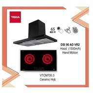 Teka DSI 90 AD VR2 Hood (1500m3/h) + VTCM 700.3 Ceramic Hob