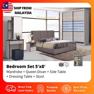 Melaka Combo Bedroom Set 5 in 1 / Set Bilik Murah Harga Kilang