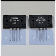 Sanken 2SA1494 and 2SC3858 33P Transistors JapanOriginal