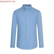 G2000 Men's Long-sleeved Blue Shirt DRY SMART FIT Work Shirt